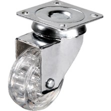 Ayder Timya Hts 301 - 50x20 mm Şeffaf Makaralı Tablalı Teker TG/Tmya1395 215186