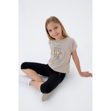 U.s. Polo Assn. Kız Çocuk Kahverengi Tayt Takım