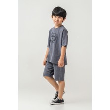 U.s. Polo Assn. Erkek Çocuk Gri Bermuda Takım