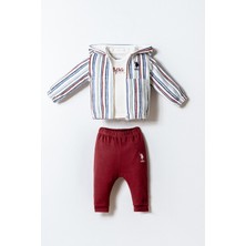 U.s. Polo Assn. Erkek Bebek Beyaz 3lü Takım