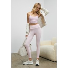 Urban Beat Vyneora Kadın Pembe Esnek ve Yumuşak Dokulu Tayt Slim Kalıp ile Casual Kullanım İçin