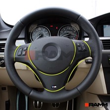 Ramm Bmw E90 Direksiyon Simidi Kaplama Parlak Karbon