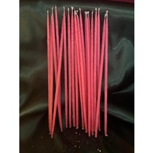 İzmir Candle 100'LÜ Pembe Kilise,dilek,arınma,tören,ritüel,church Candle,doğum Günü Mumu