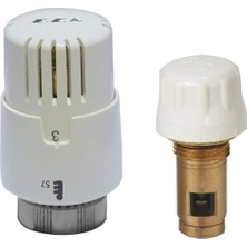 Htm Yapı Kalite Eca Kompakt Termostatik Radyatör Petek Vanası Kısa Tip (41.3mm) 602120813 Takım