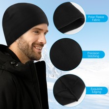 Eleven Markets Polar Bere Kar Motorcu Outdoor Bere Siyah Polar Bere
