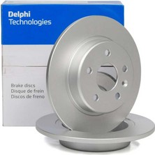 Skoda Scala Arka Fren Diski 2020-2025 Delphi Takım 2 Adet 232MM