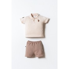 U.s. Polo Assn. Erkek Bebek Kahverengi Şort Takım