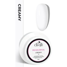 Croje Kalıcı Oje (Orta Akışkan Kıvam) Pro Builder Gel Creamy (30 Gr)
