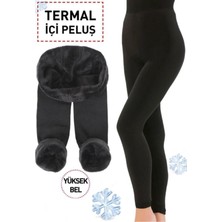 Miresa Içi Peluş Termal Polar Tayt – Kışlık, Yumuşacık ve Sıcacık Yapı, Günlük & Ev Kullanımı Için Konforlu Kadın Taytı