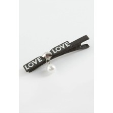 Ronanna Love Yazılı Inci Pens Toka