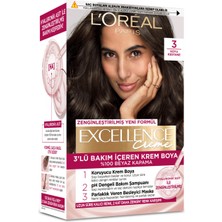 L'Oréal Paris Excellence Creme 3 Koyu Kestane Saç Boyası 192 ml