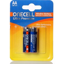 Onecell Ultra Premium Alkalin Aa Boy Pil 2li (3 Adet)