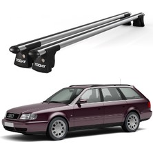 Today Auto Trio-I Audi A6 Avant (1994-1998) Uyumlu Kilitli Ara Atkı 120CM Port Bagaj Tavan Barı