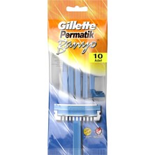 Gillette Permatik Banyo Kullan At Tıraş Bıçağı 10 Adet 3 Adet