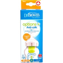 Dr. Brown's Db 51600 Dr Browns Options+ Geniş Ağız Antikolik Pp Biberon 150 ml 0+ Ay (3 Adet)