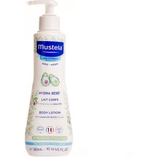 Mustela Hydra Bebe 300 ml Vücut Losyonu Tüm Cilt Tipleri için Hipoalerjenik ve Yağsız