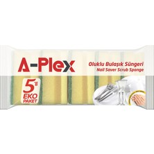 A-Plex Oluklu Sünger 5'li 4 Adet