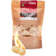 Bonga Odun Yünü Tutuşturucu 25 Adet / 350 G 2 Adet
