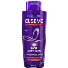 3 Adet Loreal Paris Elseve Turunculaşma Karşıtı Mor Şampuan 200 ml