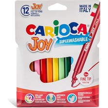 Carioca Joy Yıkanabilir Keçeli Kalem 12LI (5 Adet)