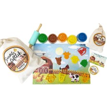 ChildGen Çiftlik Konsept Doğal Oyun Hamur Seti (5 Adet)