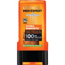 L'oréal Paris Men Expert Hydra Energetic 300 ml Odunsu Ferah Koku ile Anında Uyanma Etkisi