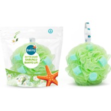 Balmy Naturel Balmy Zeytin Çiçeği Sabunlu Banyo Lifi 4 Adet