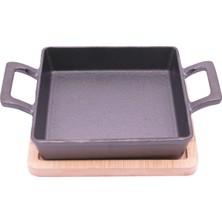 Touch Me Bambu Tepsili Döküm Tava 13 x 13 cm 2 Adet