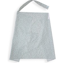 Babyjem Cepli Emzirme Önlüğü - Yeşil Çiçek (5 Adet)