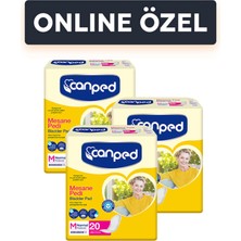 Canped Mesane Pedi Normal Online Paket 60'lı 2 Adet