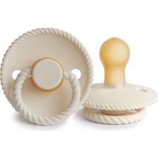 Frigg Rope Kauçuk Emzik - Cream 0-6 Ay