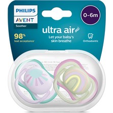 Philips Avent Ultra Air Emzik 0-6 Ay, 2'li Paket, Kız (2 Adet)