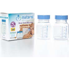 Materni Anne Sütü Saklama Kabı 80 ml 2li (5 Adet)