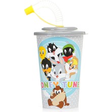 Tuffex Lisanslı Pp Kapaklı Pipetli Bardak Asortili (3 Adet)