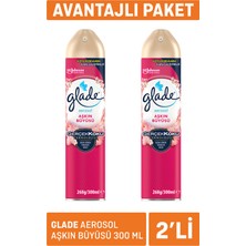 Glade Aerosol Aşkın Büyüsü 2 x 300 ml 3 Adet
