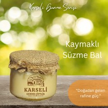 Karseli Gurme Çiftlik Kaymaklı Süzme Bal