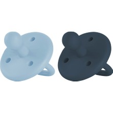 OiOi 2'li Emzik 0+ Ay - Mineral Blue / Deep Blue (2 Adet)