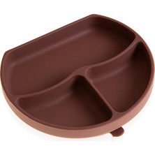 Babyjem Silikon Tabak - Mocha (4 Adet)