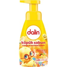 Dalin Mango ve Portakal Kokulu Köpük Sabun 200 ml 0-3 Yaş İçin Hipoalerjenik Formda Eğlenceli Temizlik