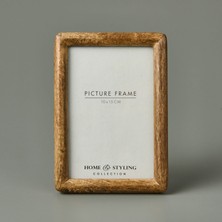 Kpm Ahşap Çerçeve - Kahverengi - 10X15 cm