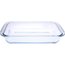 Touch Me Borosilikat Dikdörtgen Fırın Kabı 3 L 4 Adet