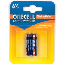 Onecell Ultra Premium Alkalin Aaa Boy Pil 2li (2 Adet)