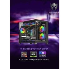 Mod Gaming Vortex Amd Ryzen 7 5700X | RTX5060 Ti 16GB | 16GB Ram | 1 Tb SSD 6000/4000 Mb/s Oyuncu Masaüstü Bilgisayar | Steam Cüzdan Bakiyesi Hediyeli