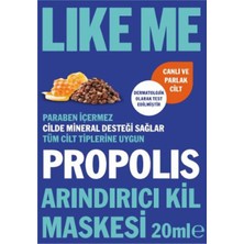 Like Me Propolisli Arındırıcı Kil Maskesi 20ML 3 Adet