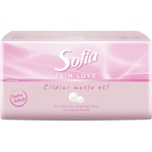 Sofia Skin Love Pudra Kokulu Mendil 100'LÜ 3 Adet
