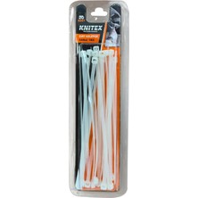 Knitex Beyaz Cırt Kelepçe 200 mm KTX-2978 4 Adet