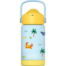 SipnJoy - Flipsip Çocuk Su Termosu | 360 ml - Snappy Croc (3 Adet)