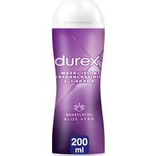 Durex Aloe Vera 2si 1 Arada Kayganlaştırıcı  Masaj Jeli 200ML 2 Adet