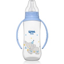 745 Wee Baby Kulplu Pp Biberon 270ML Mavi (3 Adet)