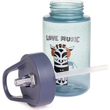 Moisy Zebra Desenli Pipetli Matara Suluk Pp 430 cc (4 Adet)